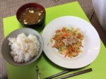 ごはん野菜炒め