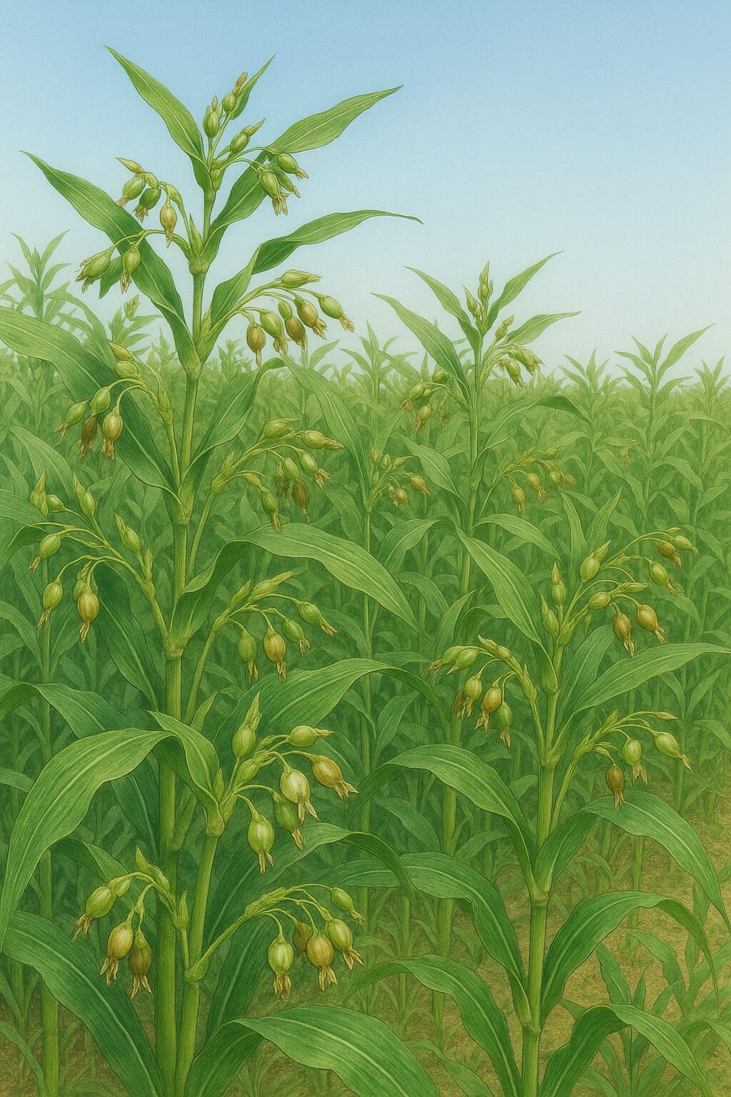 はとむぎのイラスト