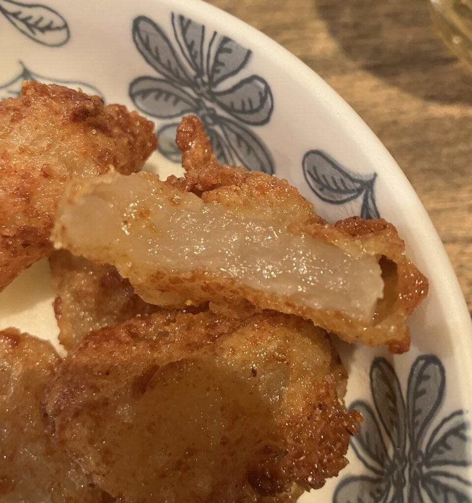 煮大根唐揚げ、中身