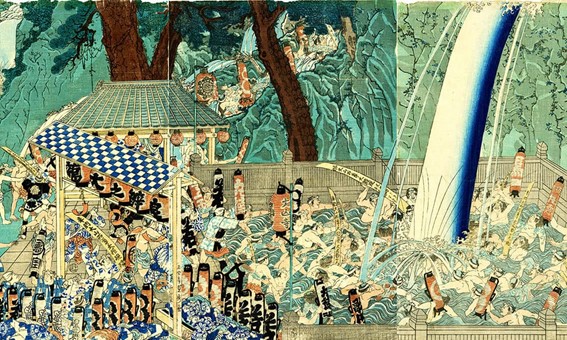 大山詣で、滝垢離