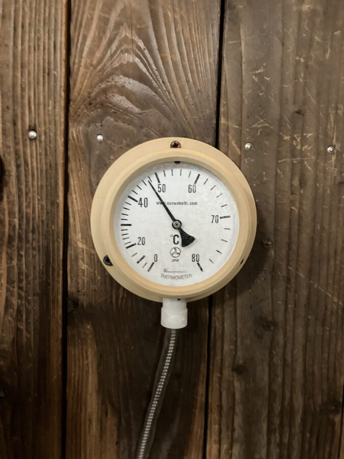 千代の湯　温度計