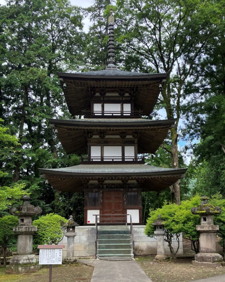 恵林寺　三重塔