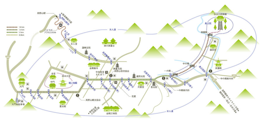 高野山地図
