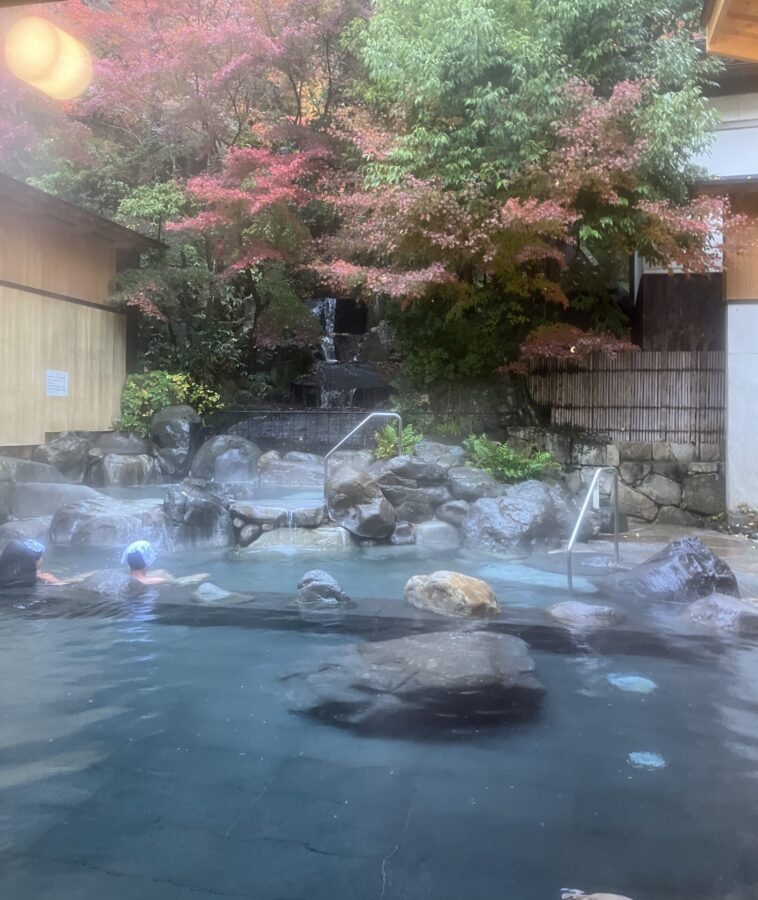 鴻の湯外観　露天風呂