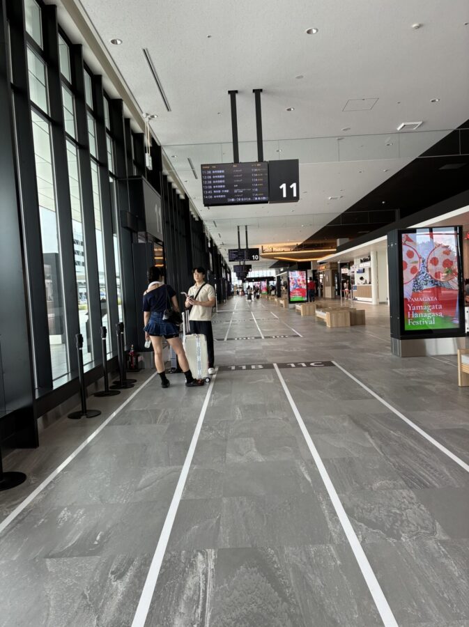 福岡空港に併設されているバスセンター