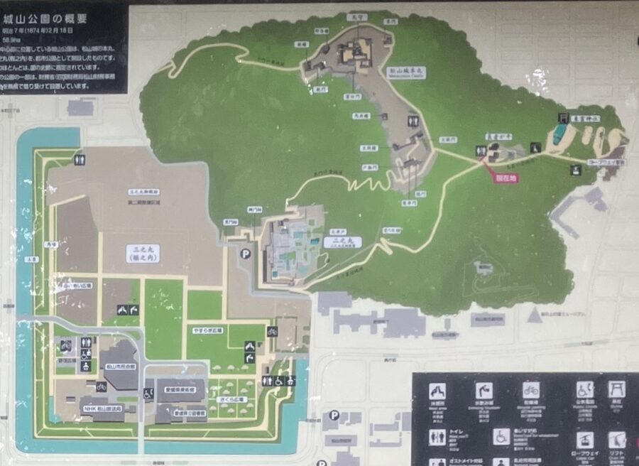 松山城　配置図