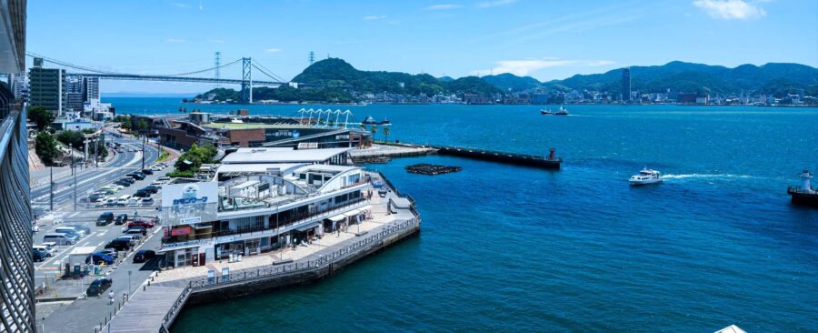 下関グランドホテルからの眺望