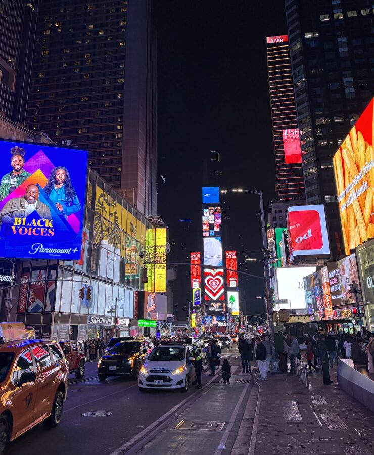 タイムズスクエア夜景