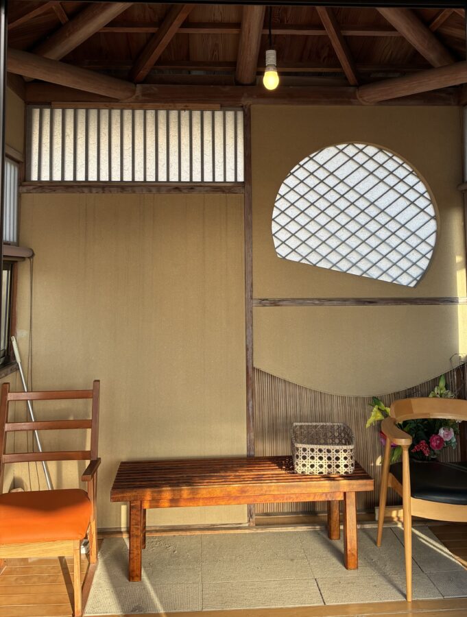 たまの荘 屋上露天風呂脇の休憩処