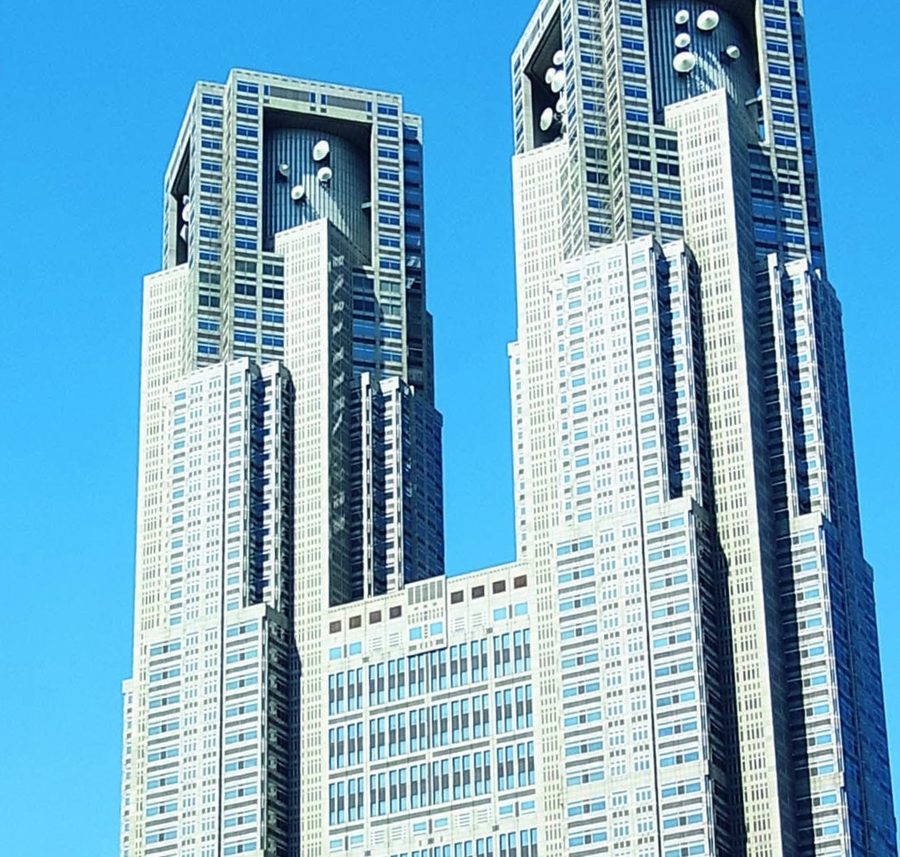 東京都庁第一本庁舎　外壁デザイン