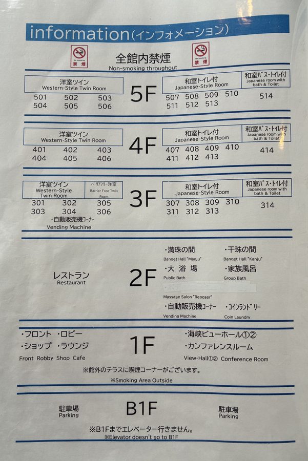 海峡ビューしものせき　スタッキング
